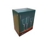 Jogo 6 Taças de Cristal Para Champagne 200 ml Elisabeth Bohemia