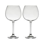 Jogo com 2 Taças de Cristal para Bourgogne ou Gin 850 ml Flamenco Bohemia