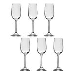 Jogo com 6 Taças de Cristal Para Vinho do Porto 110 ml Forum Bohemia