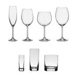 Jogo com 42 Peças De Cristal Linhas Gastro e Barline Bohemia