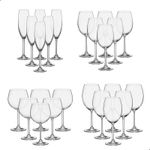 Jogo com 42 Peças De Cristal Linhas Gastro e Trio Bohemia