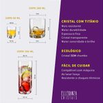 Jogo com 42 Peças De Cristal Linhas Gastro e Trio Bohemia