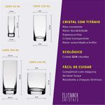 Jogo com 48 Peças De Cristal Linhas Gastro e Barline Bohemia