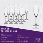 Jogo Com 48 Taças De Cristal Linha Gastro Bohemia