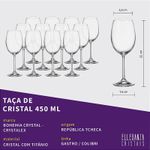 Jogo Com 48 Taças De Cristal Linha Gastro Bohemia