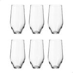 Jogo com 6 Copos De Cristal Para Água 400 ml Linha Grus Bohemia