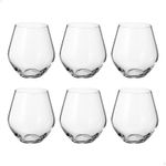 Jogo com 6 Copos De Cristal Para Whisky 500 ml Linha Grus Bohemia