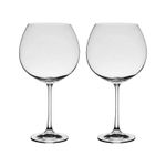 Jogo 2 Taças de Cristal Para Vinho Bourgogne ou Gin 710 ml Grandioso Bohemia