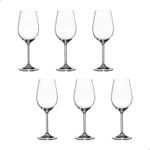 Jogo com 6 Taças de Cristal Para Vinho Branco 350 ml Gastro/Colibri Bohemia