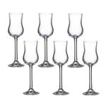 Jogo 6 Taças de Cristal Para Grappa 85 ml Colibri/Gastro Bohemia