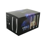 Jogo com 6 Copos de Cristal Para Água ou Suco 380 ml Ideal Bohemia