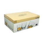 Jogo com 6 Copos de Cristal Para Whisky 330 ml Jive Bohemia