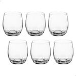 Jogo com 6 Copos De Cristal Para Whisky 410 ml Linha Mergus Bohemia