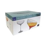 Jogo 6 Taças de Cristal Para Champagne 290 ml Megan Bohemia