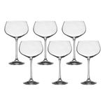 Jogo 6 Taças de Cristal Para Vinho Tinto 400 ml Megan Bohemia