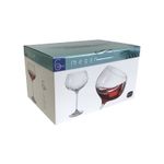 Jogo com 6 Taças de Cristal Para Água 500 ml Linha Megan Bohemia