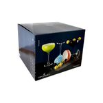 Jogo com 4 Taças Coupé de Cristal 180 ml Pralines Bohemia