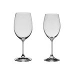 Jogo com 12 Taças de Cristal Para Vinho Roberta Bohemia