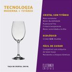 Jogo de Copos e Taças de Cristal Bohemia 18 Peças