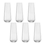 Jogo com 6 Copos de Cristal 250 ml Sandra Bohemia