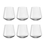 Jogo com 6 Copos de Cristal 400 ml Sandra Bohemia