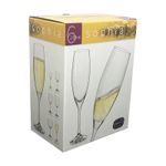 Jogo com 18 Taças de Cristal Linha Sophia Bohemia