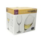 Jogo com 18 Taças de Cristal Linha Sophia Bohemia