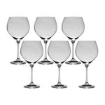 Jogo com 36 Taças de Cristal Bohemia Linha Sophia