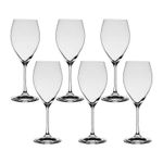 Jogo com 6 Taças de Cristal Para Vinho Branco 390 ml Sophia Bohemia