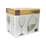 Jogo com 6 Taças de Cristal Para Água 590 ml Sophia Bohemia