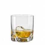 Jogo com 12 Copos de Cristal Para Whisky Trio Bohemia