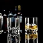 Jogo com 6 Copos de Cristal Para Whisky 280 ml Trio Bohemia