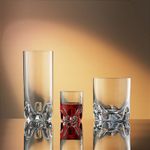 Jogo 6 Copos Longos de Cristal Para Água ou Suco 300 ml Trio Bohemia