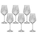 Jogo 6 Taças de Cristal Para Água ou Vinho 450 ml Tulipa Optic Bohemia