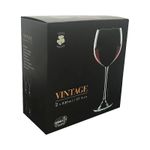 Jogo 2 Taças de Cristal Para Vinho Bourgogne 820 ml Vintage Bohemia
