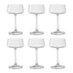 Jogo com 6 Taças de Cristal Para Cocktail 220 ml Xtra Bohemia