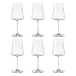 Jogo 6 Taças de Cristal Para Vinho Branco 360 ml Xtra Bohemia
