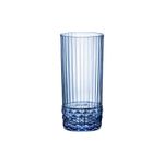 Copo De Vidro Para Água ou Suco 490 ml Azul America 20's Bormioli Rocco