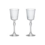 Jogo com 2 Taças De Vidro Para Licor 80 ml America 20's Bormioli Rocco