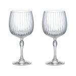 Jogo com 2 Taças De Vidro  Para Gin Tõnica 745 ml America 20's Bormioli Rocco