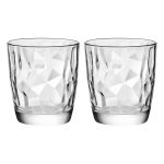 Jogo 2 Copos Baixos De Vidro 390 ml Diamond Bormioli Rocco