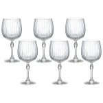 Jogo com 6 Taças De Vidro Para Gin Tônica 745 ml America 20's Bormioli Rocco