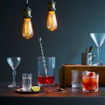 Jogo 2 Taças De Vidro Para Martini 245 ml America 20's Bormioli Rocco