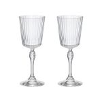 Jogo com 2 Taças De Vidro Para Cocktail 250 ml America 20's Bormioli Rocco