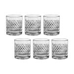 Jogo 6 Copos de Cristal Para Whisky 310 ml Esplanada L'Hermitage
