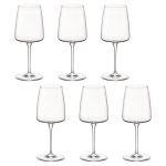 Jogo com 6 Taças de Vidro Para Vinho Branco 380 ml Nexo Bormioli Rocco