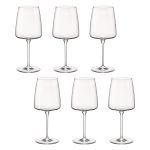 Jogo com 6 Taças De Vidro Para Vinho Tinto 450 ml Nexo Bormioli Rocco