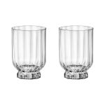 Jogo com 2 Copos Baixos De Vidro 375 ml Florian Bormioli Rocco