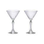 Taça De Vidro Bormioli Rocco Para Martini 155 ml America 20s 2 Peças
