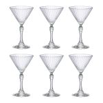 Taça de Vidro Bormioli Rocco Para Martini 155 ml America 20s 6 Peças